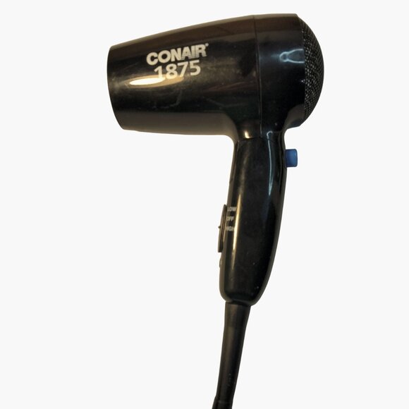 Conair 1875 Hair Dryer adjustable Heat Settings Cool Shot Button folding handle - Picture 2 of 10